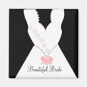 Beautiful Bride Wedding Gown Magnet