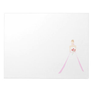 Beautiful Bride Wedding Notepad