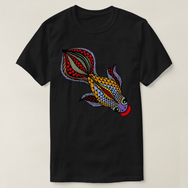 beautiful bright goldfish design T-Shirt (Design Front)