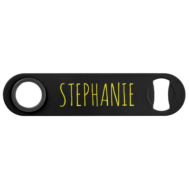 Beautiful Bright Yellow Sunflower - Personalized (Back Horizontal)