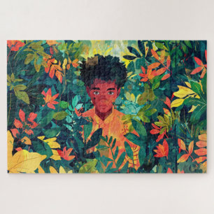 Beautiful Brown Boy Jigsaw Puzzle