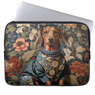 Beautiful Brown Dachshund   Dachshund Portrait Laptop Sleeve