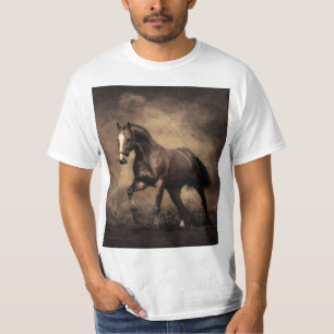 Beautiful brown horse throw pillow T-Shirt