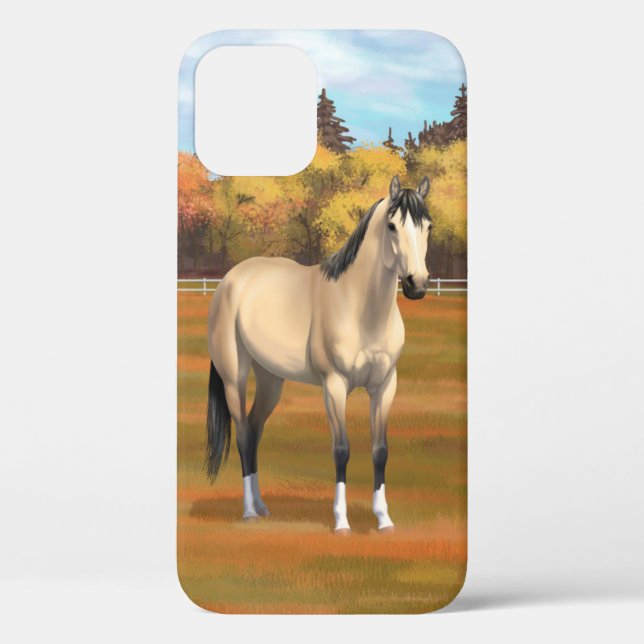 Beautiful Buckskin Quarter Horse Case-Mate iPhone Case (Back)