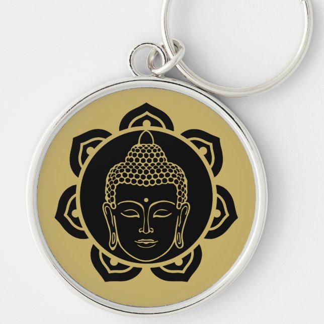 Beautiful Buddha Jewellery Gift Key Ring (Front)