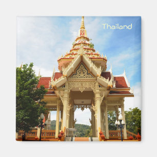 Beautiful buddhist temple in Thailand Magnet