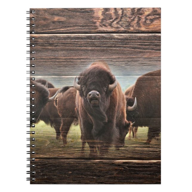 Beautiful Buffalo Herd Notebook (Front)