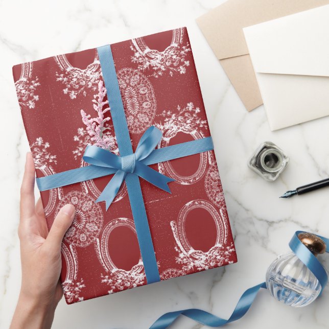 Beautiful Burgundy  Wrapping Paper (Gifting)