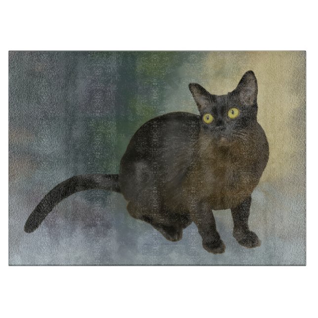 Beautiful Burmese Cutting Board (Front)