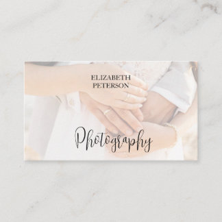 Beautiful business card for photographer