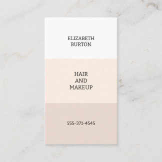 Beautiful business card in pastel colours.