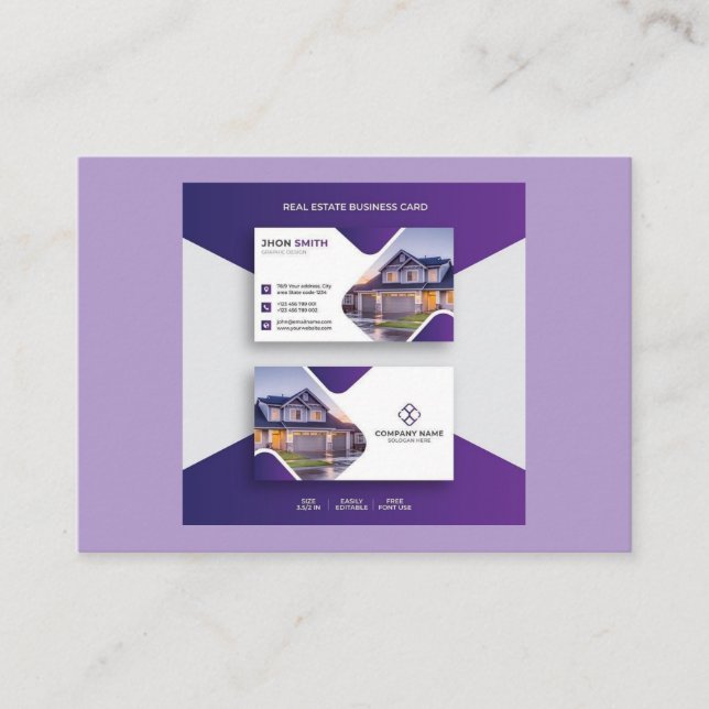 Beautiful Business Cards (Front)