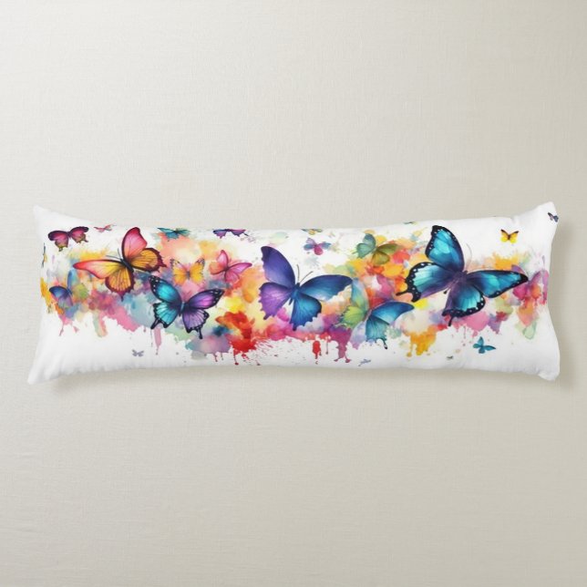 Beautiful Butterflies Body Cushion (Front)