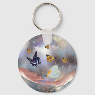 Beautiful Butterflies Key Ring