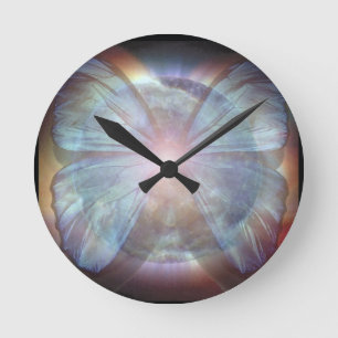 Beautiful Butterflies Round Clock