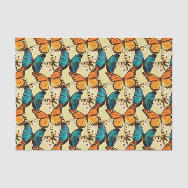 Beautiful Butterflies Tissue Paper (Front)