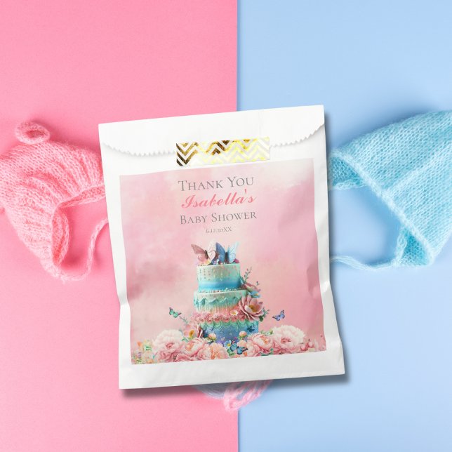 Beautiful Butterflies Twins Baby Shower Favour Bag (Creator Uploaded)