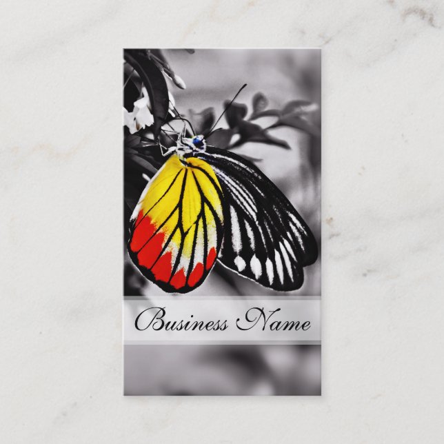Beautiful Butterfly Business Card (Front)