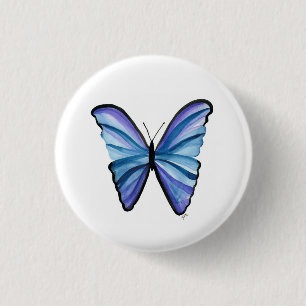 Beautiful butterfly button, pin