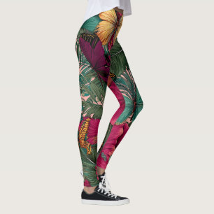 Beautiful Butterfly Camo Themed Gym Yoga Leggings