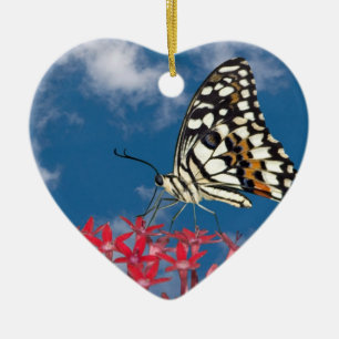 Beautiful Butterfly Ceramic Ornament