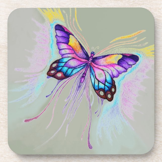 Beautiful Butterfly Coaster (Front)
