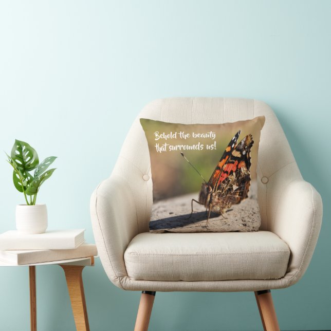 Beautiful butterfly cushion (Chair)