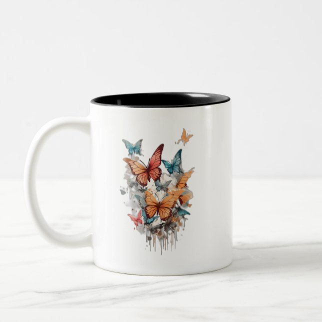 Beautiful Butterfly design for Mugs (Left)