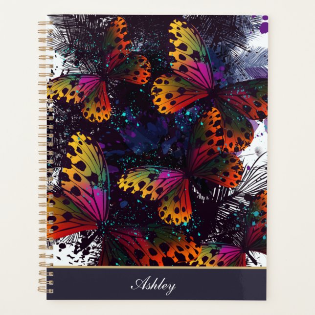 Beautiful Butterfly design Planner  (Front)