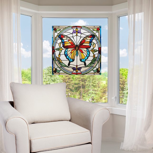  Beautiful Butterfly Faux Stained Glass  (Creator Uploaded)