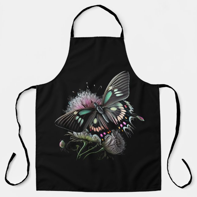 beautiful-butterfly-flower apron (Front)