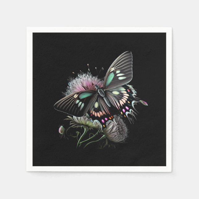 beautiful-butterfly-flower napkin (Front)