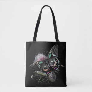 beautiful-butterfly-flower tote bag