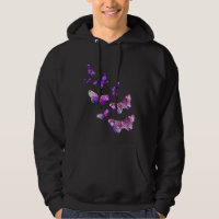 Beautiful Butterfly Girls Purple Butterlies