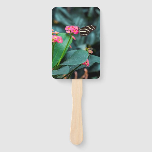 beautiful butterfly hand fan (Front)