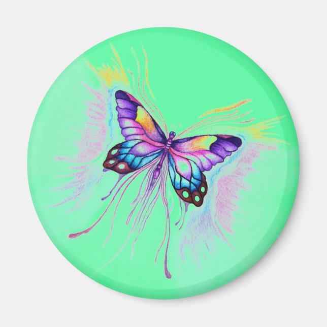Beautiful Butterfly Magnet (Front)