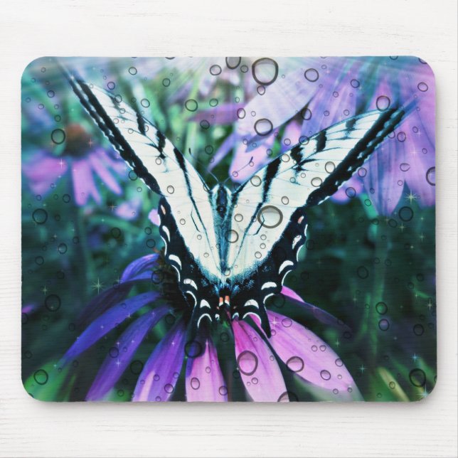 Beautiful Butterfly Mouse Pad (Front)