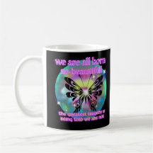 Beautiful Butterfly Mug, Inspirational Quote