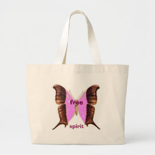 Beautiful butterfly, on a beautiful bag