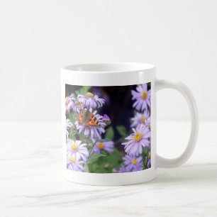Beautiful Butterfly On Flowers Coffee Mug