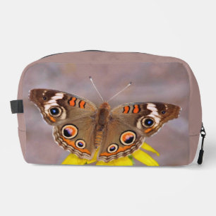 Beautiful Butterfly on Yellow Flower Dopp Kit