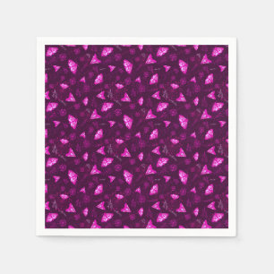 Beautiful Butterfly pattern pink Napkin