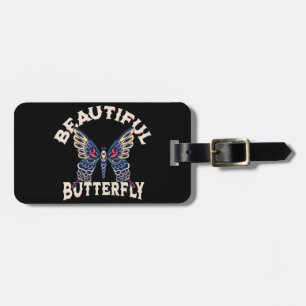 beautiful-butterfly-retro-vector-art-illustration- luggage tag