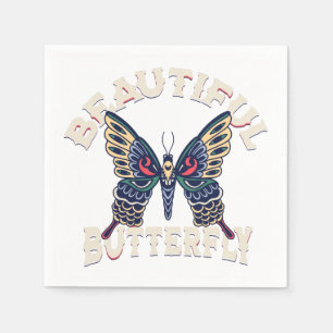 beautiful-butterfly-retro-vector-art-illustration- napkin