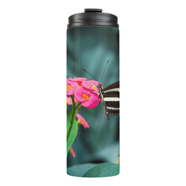 Beautiful butterfly  thermal tumbler (Front)