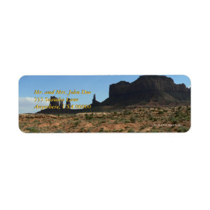 Beautiful Buttes Return Address Label