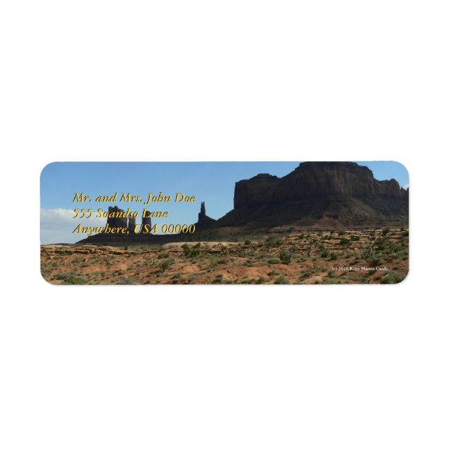 Beautiful Buttes Return Address Label (Front)