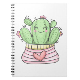 Beautiful Cactus Lady Notebook