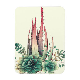 Beautiful Cactus Magnet