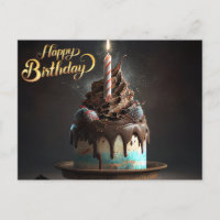 Beautiful Cake Happy Birthday Gifts Love